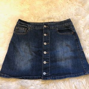 jean skirt